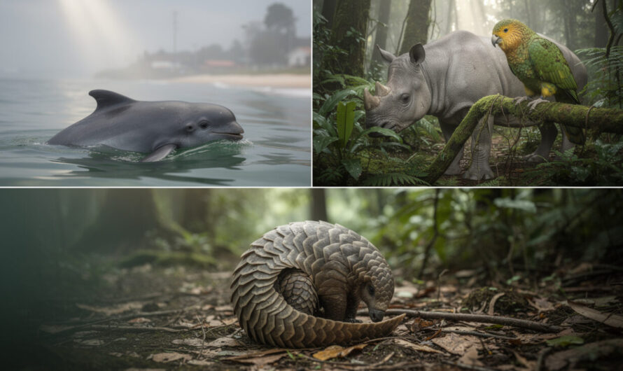 Les animaux les plus rares du monde et leur habitat menacé